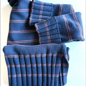 Navy & Orange stripe Madewell Sweater- Size Medium